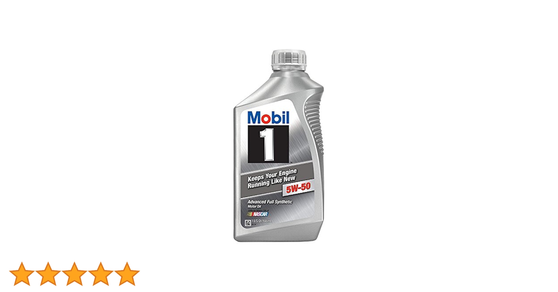 Amazon | Mobil 1 5W-50 ラリーフォーミュラモーターオイル 1